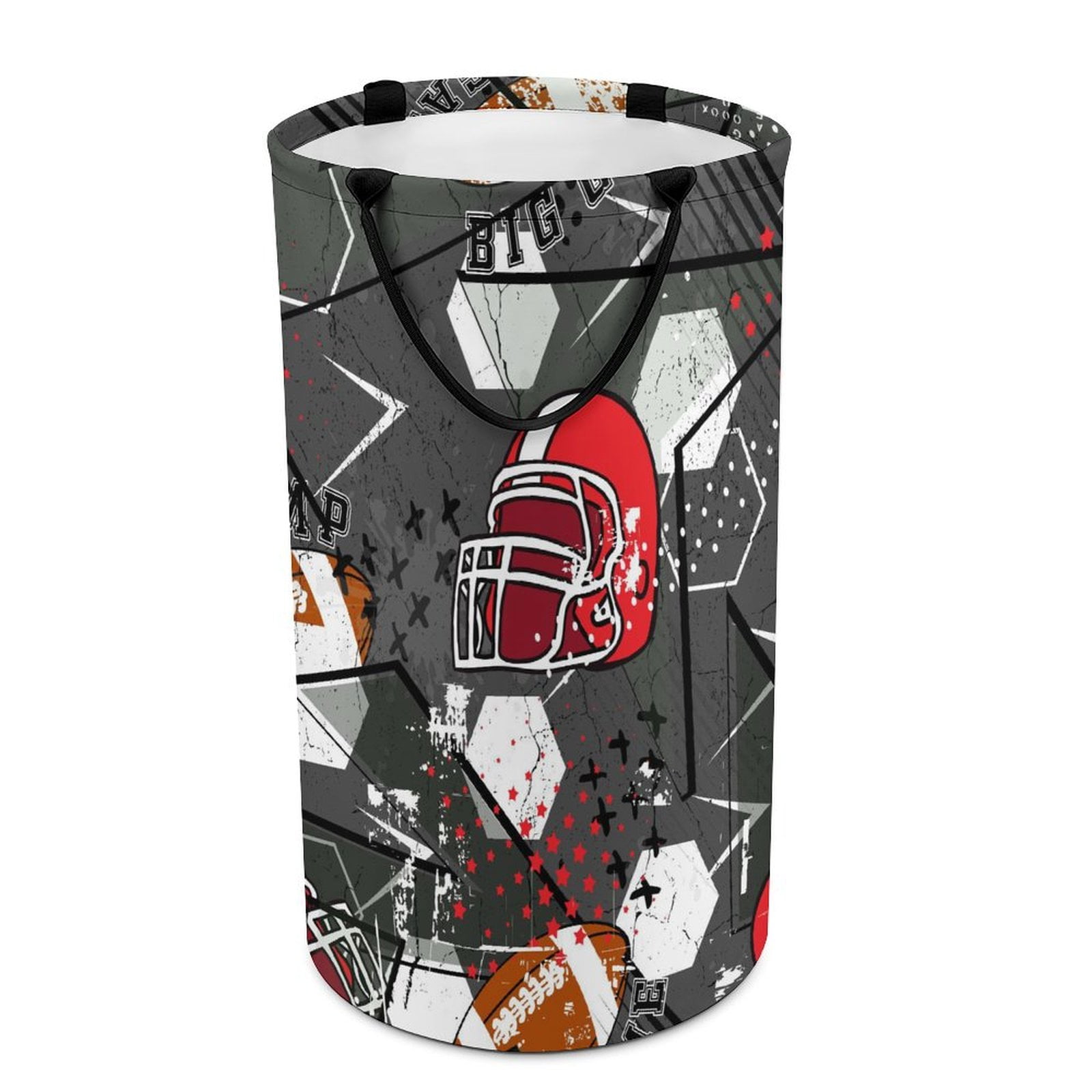 LAKIMCT American Football Laundry Basket, 86.5L Tall Large Laundry