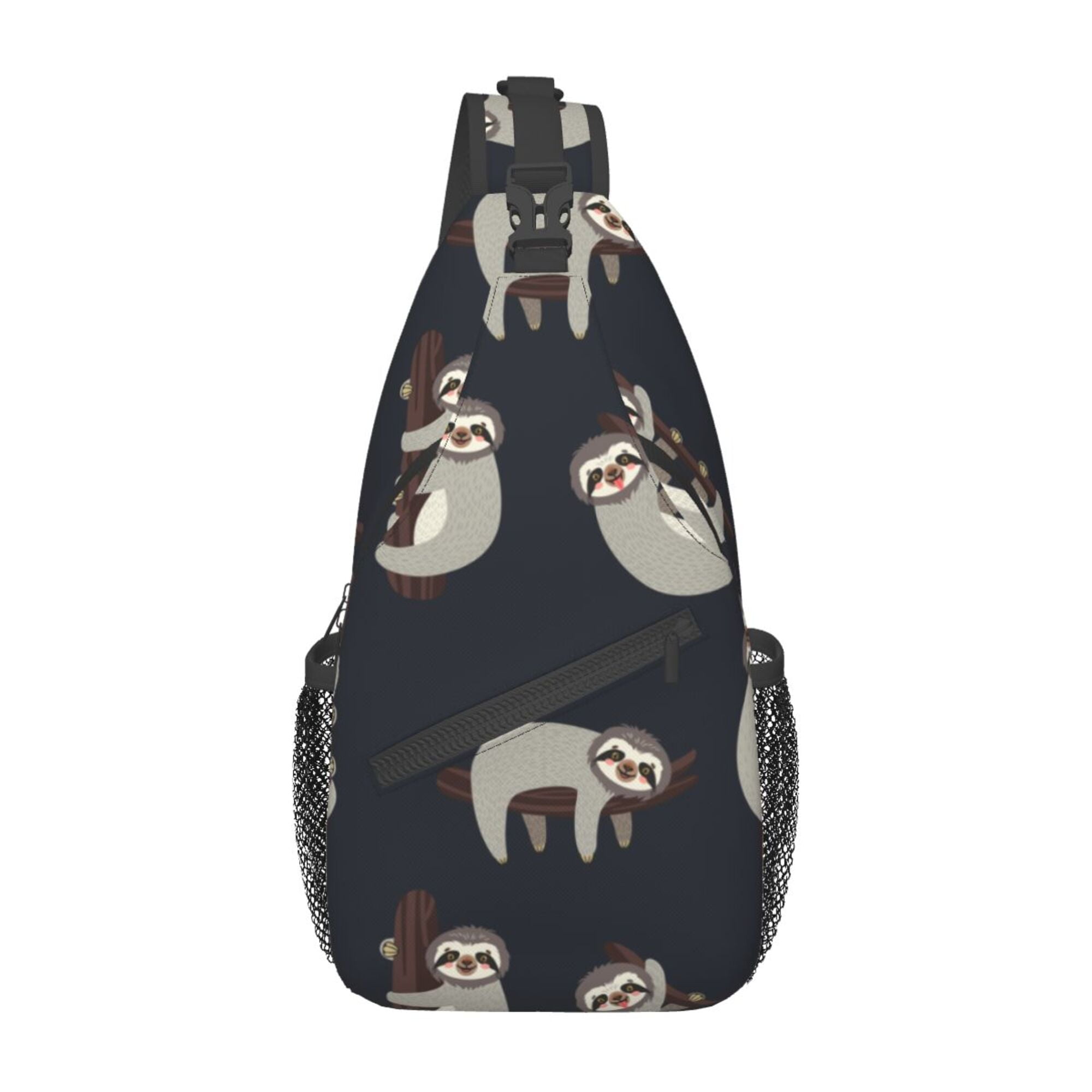 LAKIMCT Branch Sloth Sling Shoulder Crossbody Bag Chest Bags for Men Women Crossbody Backpack Daypack Walmart
