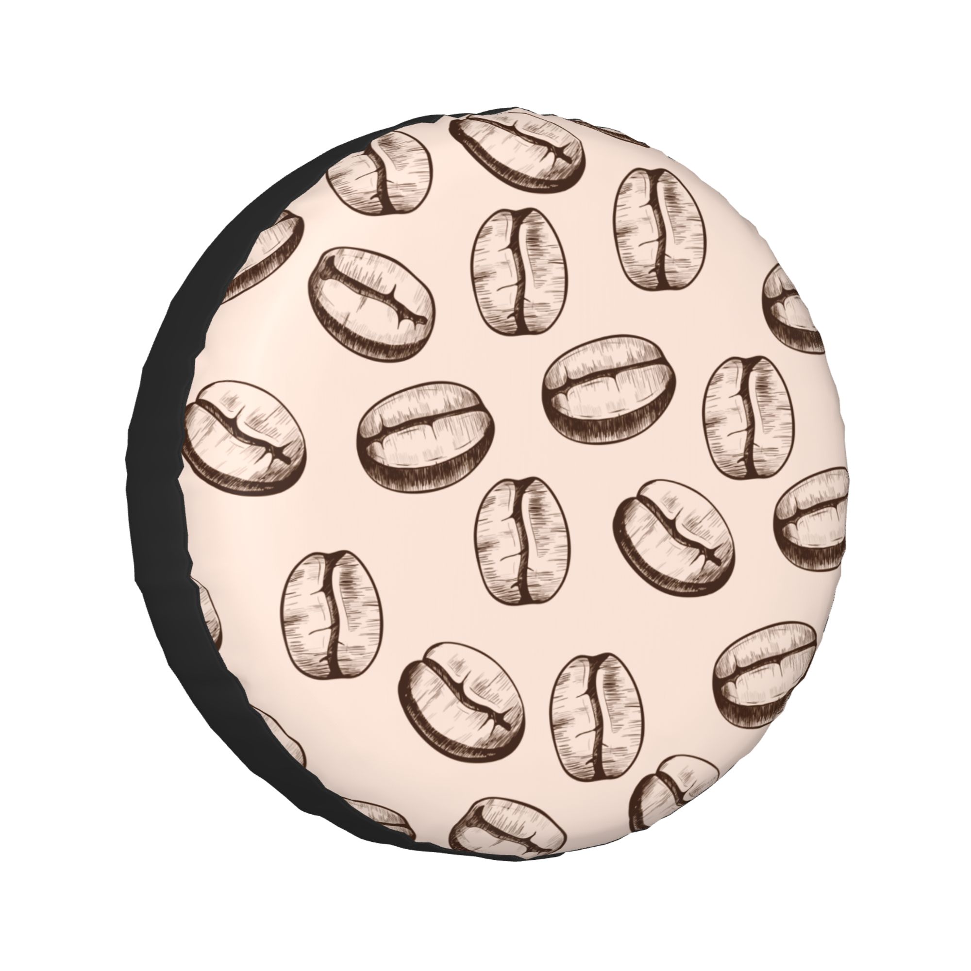 LAKIMCT Coffee Style Spare Tire Cover Protectors, Weatherproof Wheel