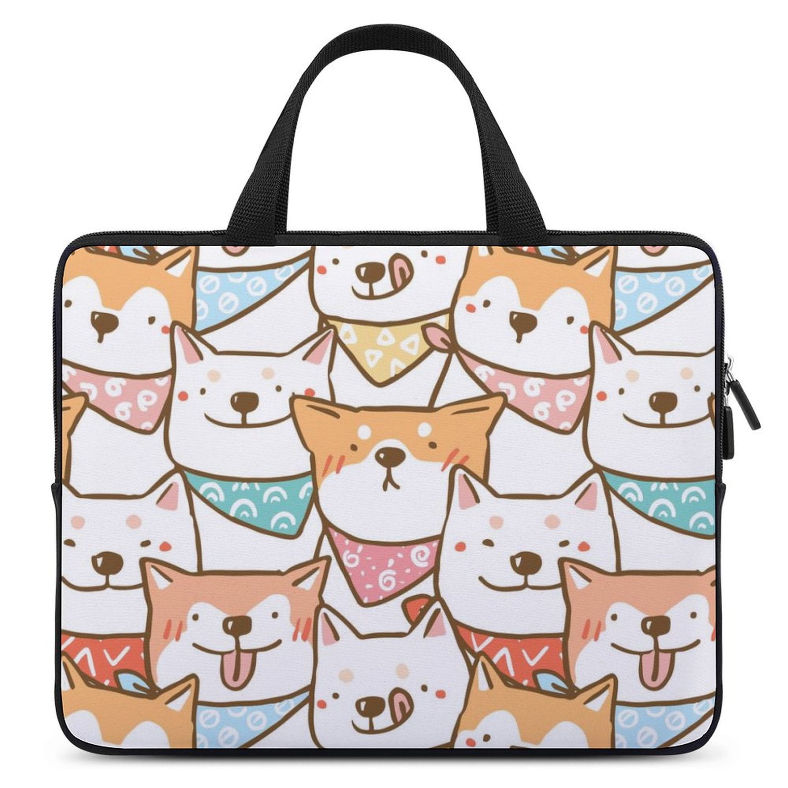 LAKIMCT Cute Cartoon Shiba Inu Laptop Bag Computer Bag Briefcase ...