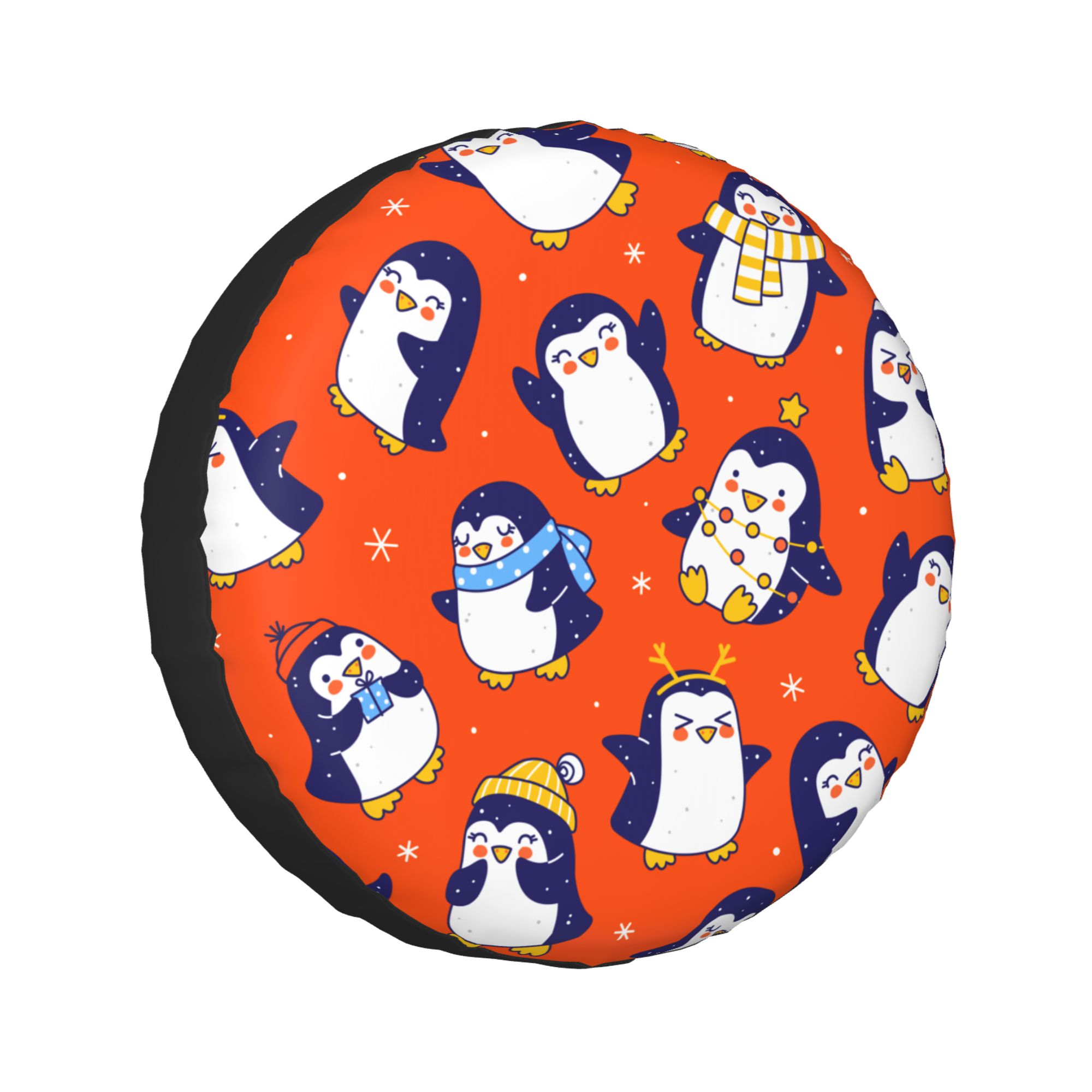 LAKIMCT Cute Little Penguins Spare Tire Cover Protectors, Weatherproof