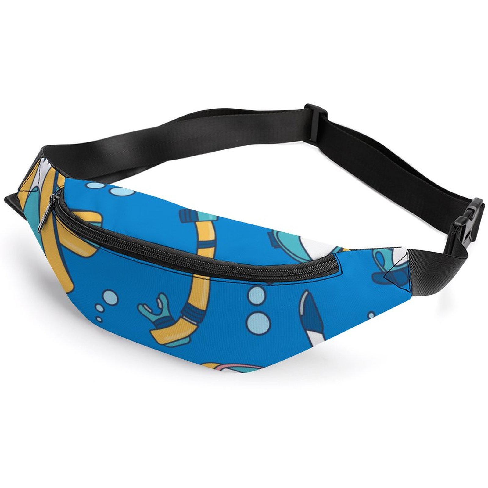 LAKIMCT Diving Element Fanny Pack for Men Women Waterproof Belt Bag