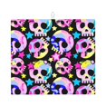 LAKIMCT Ink Skull Dish Drying Mat for Kitchen Counter, Reusable