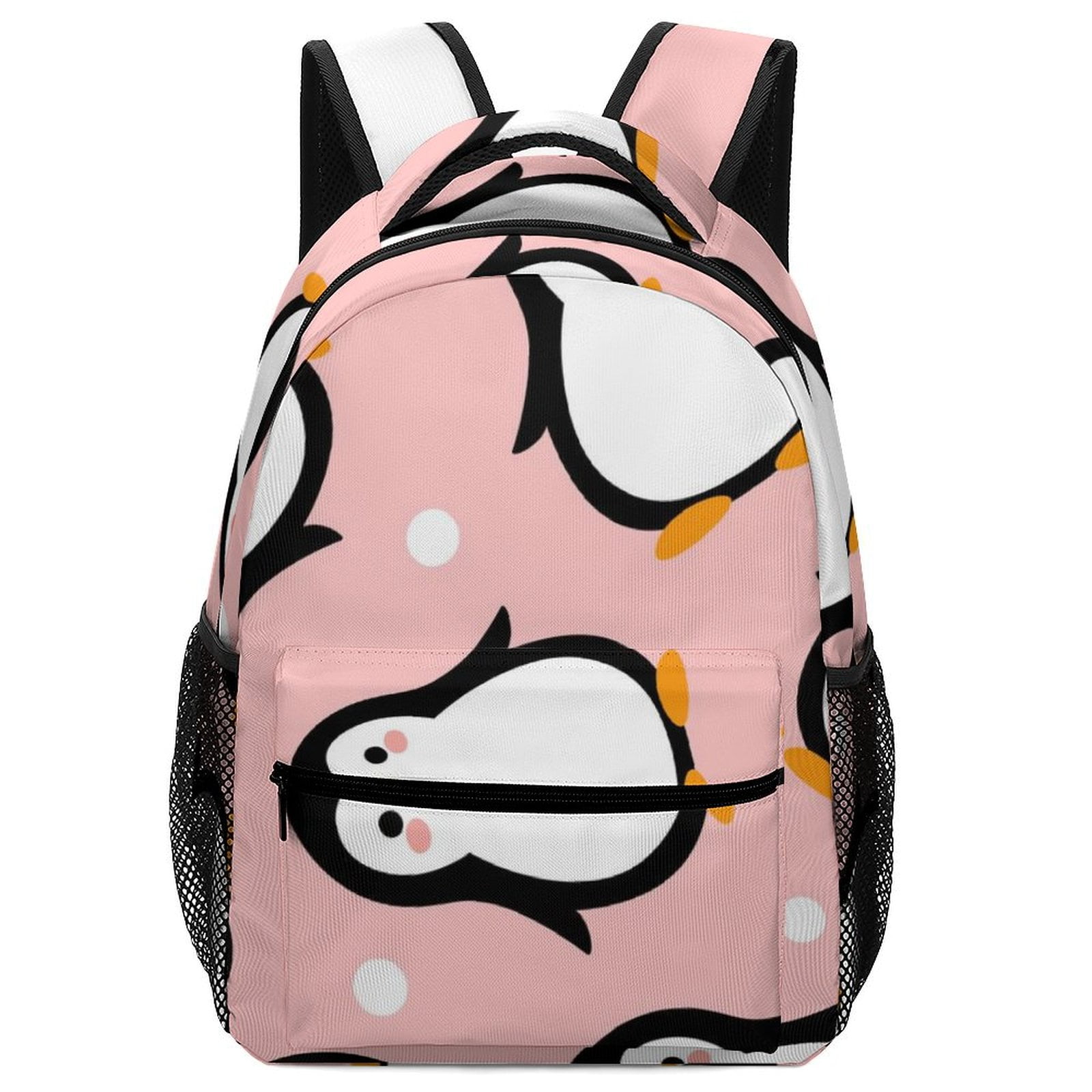 LAKIMCT Kids Backpack, Cute Penguin Schoolbag for Boys Girls with ...