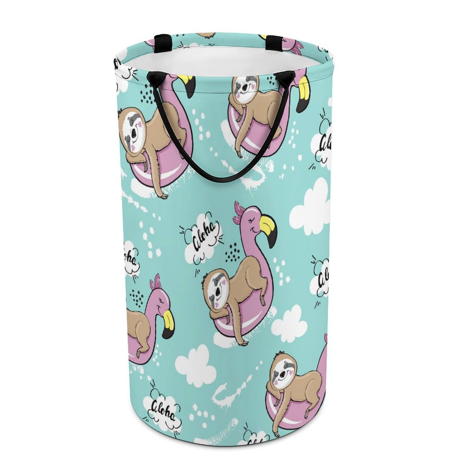 LAKIMCT Leisurely Sloths Laundry Basket, 86.5L Tall Large Laundry
