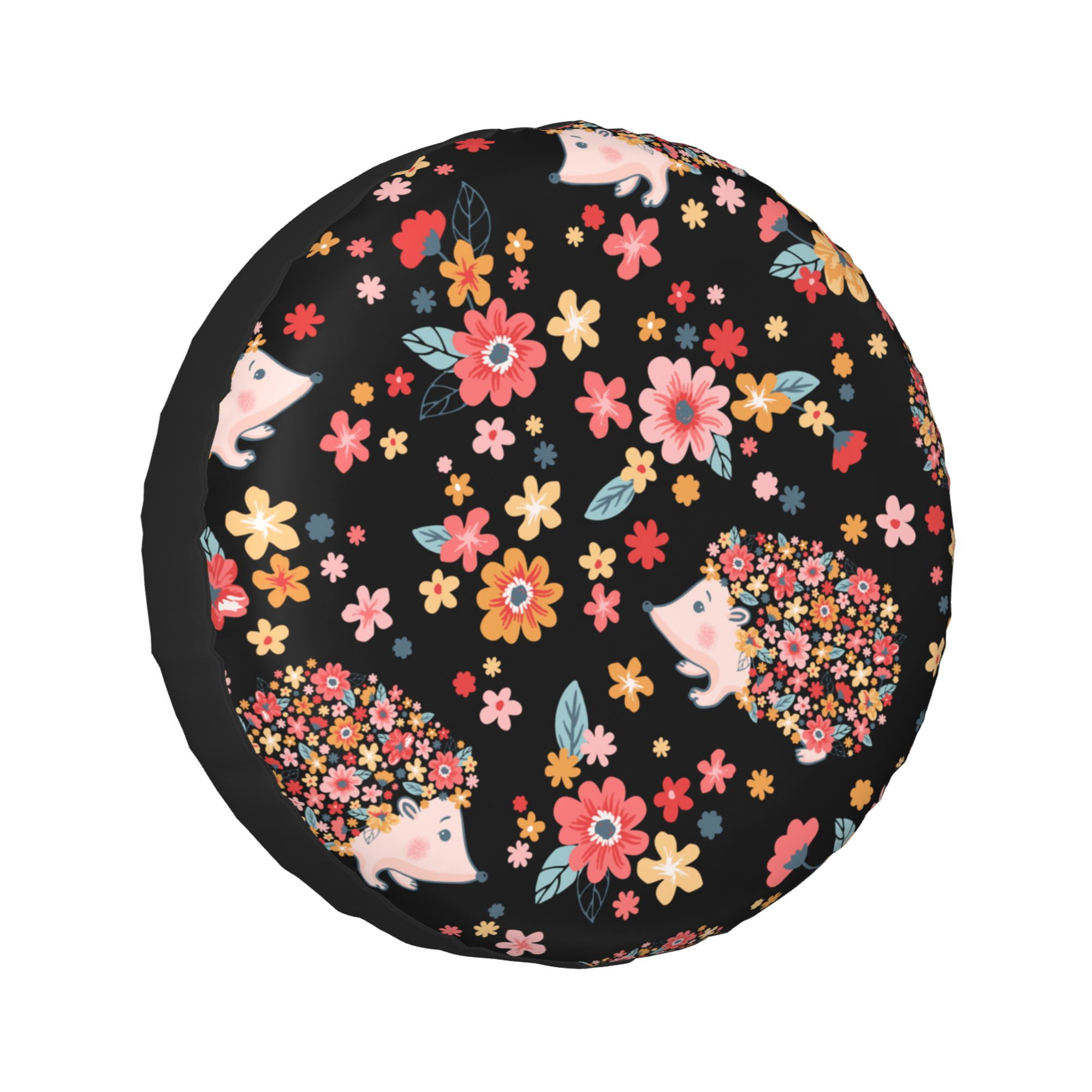 LAKIMCT Lovely Animal Floral Spare Tire Cover Protectors, Weatherproof