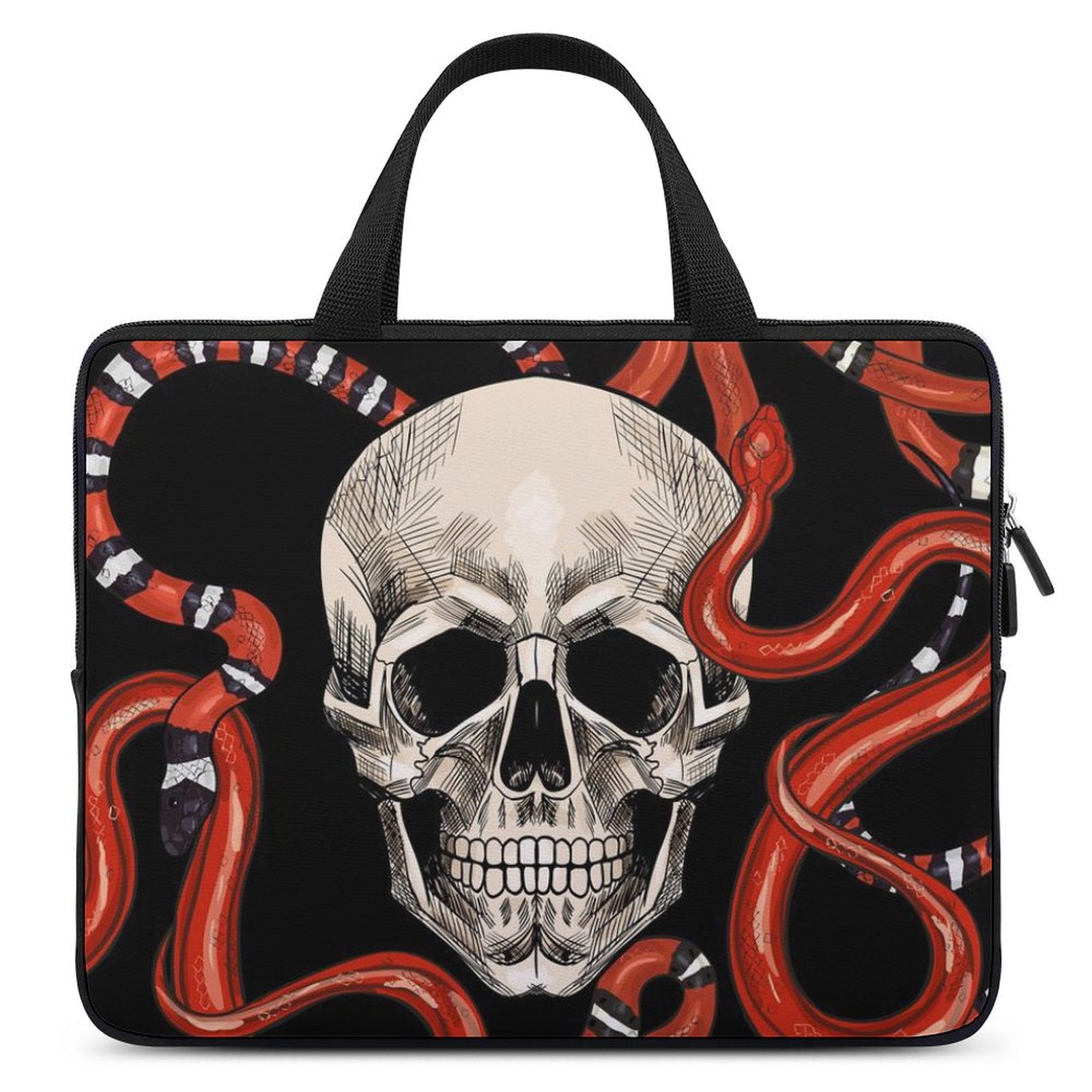 LAKIMCT Skulls Red Snakes Laptop Bag Computer Bag Briefcase Messenger ...