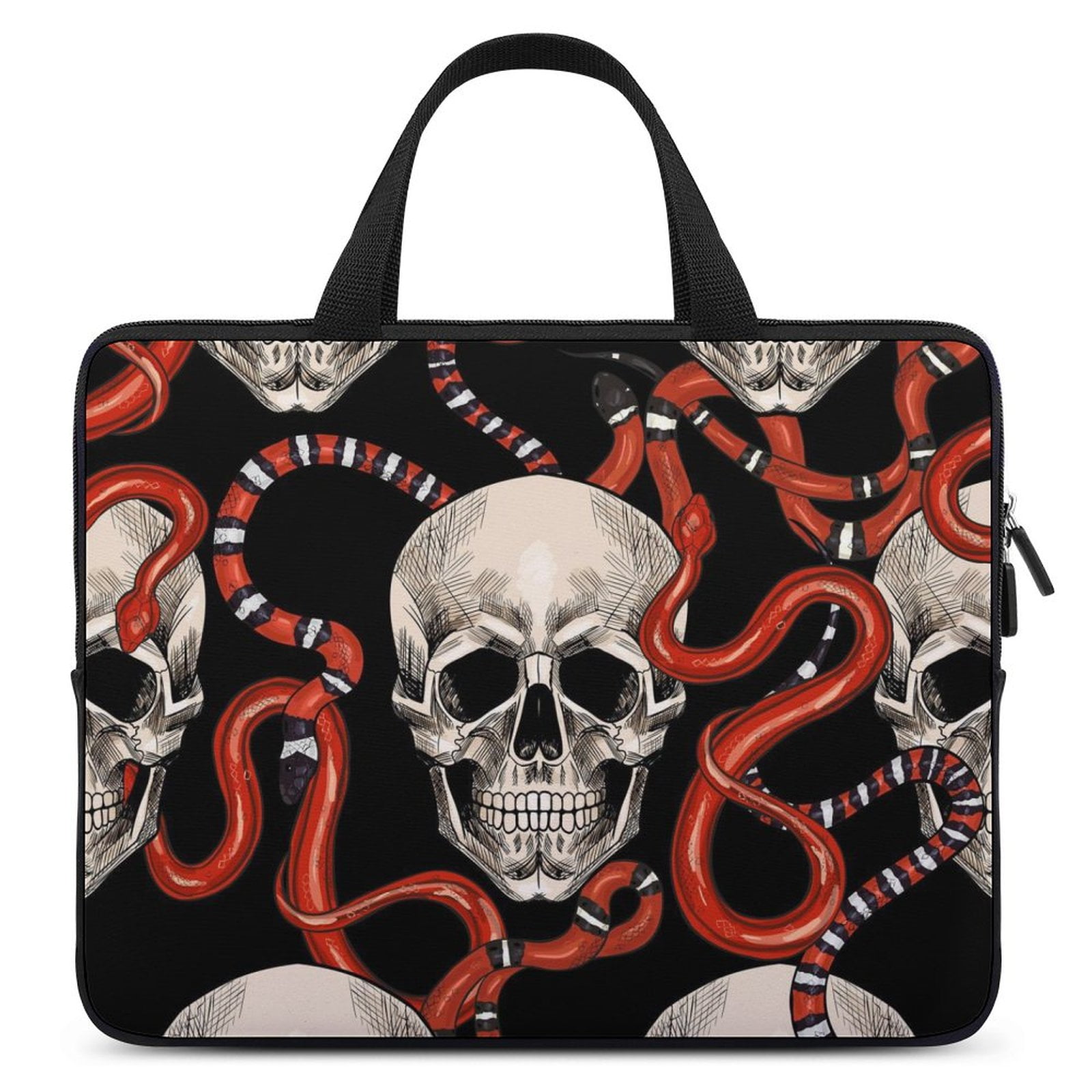 LAKIMCT Skulls Red Snakes Laptop Bag Computer Bag Briefcase Messenger ...