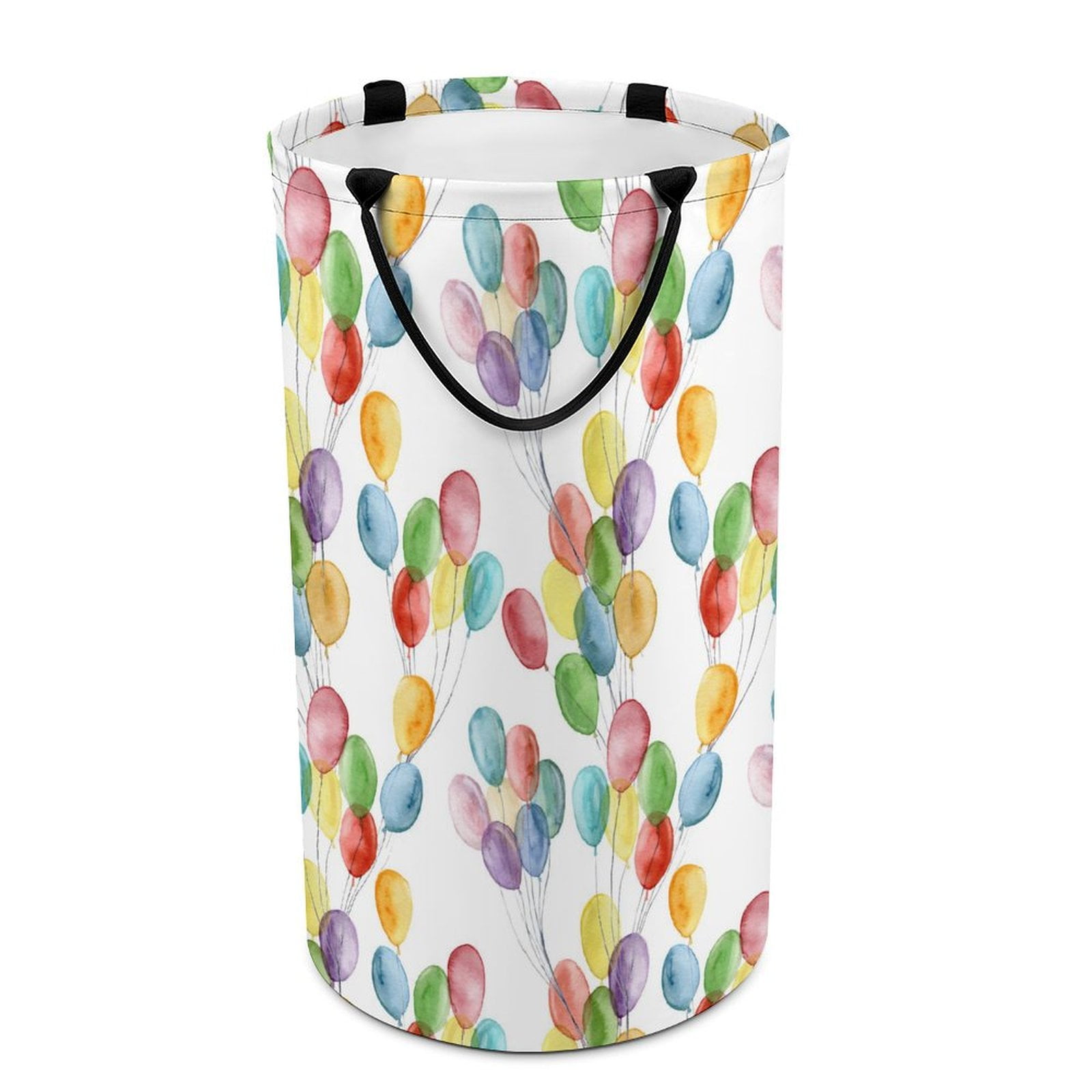 LAKIMCT Watercolor Ballons Laundry Basket, 86.5L Tall Large Laundry ...