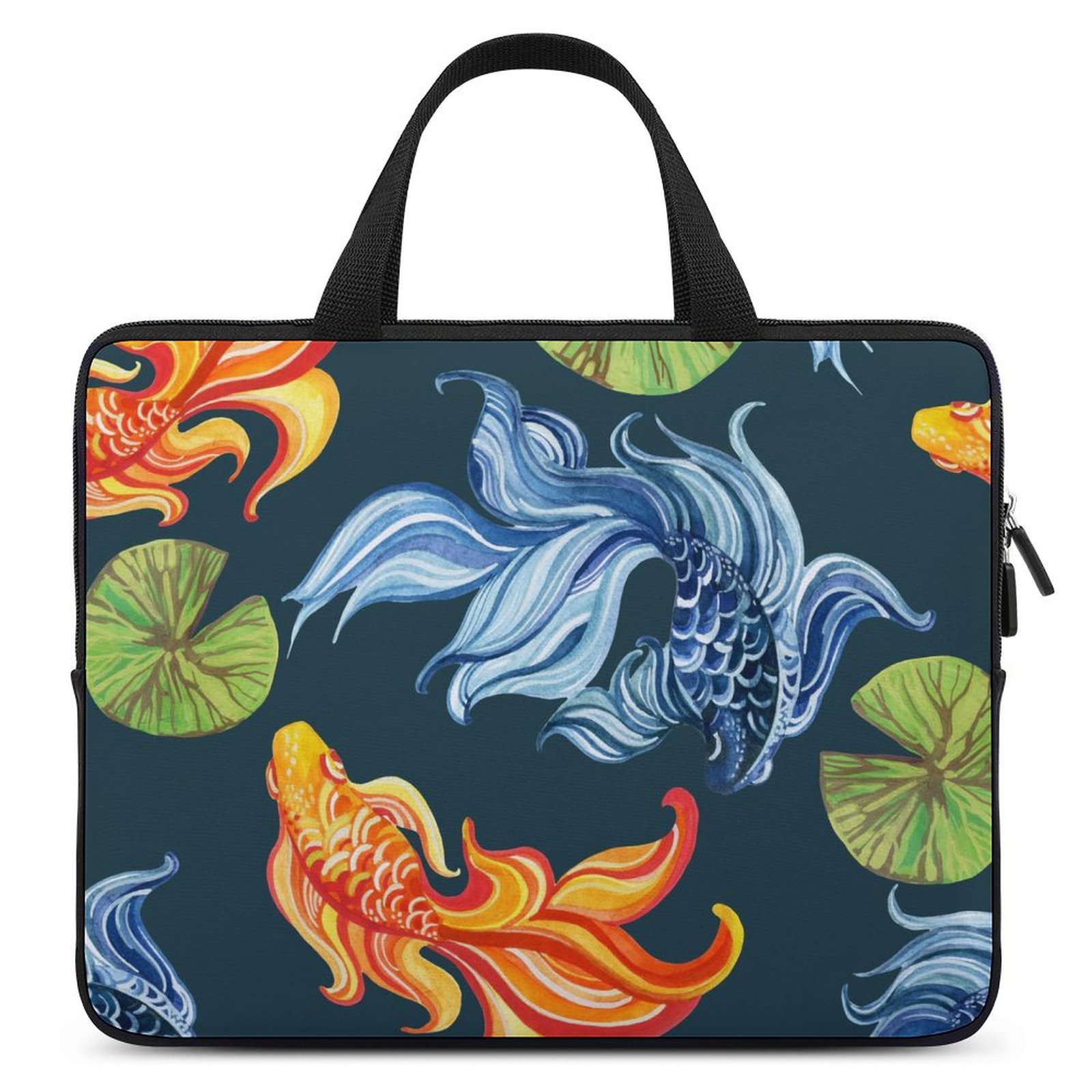 JIPONI Neon Cat Laptop Bag - 15.6-16 Inch Messenger Case With Shoulder Strap For Men & Women