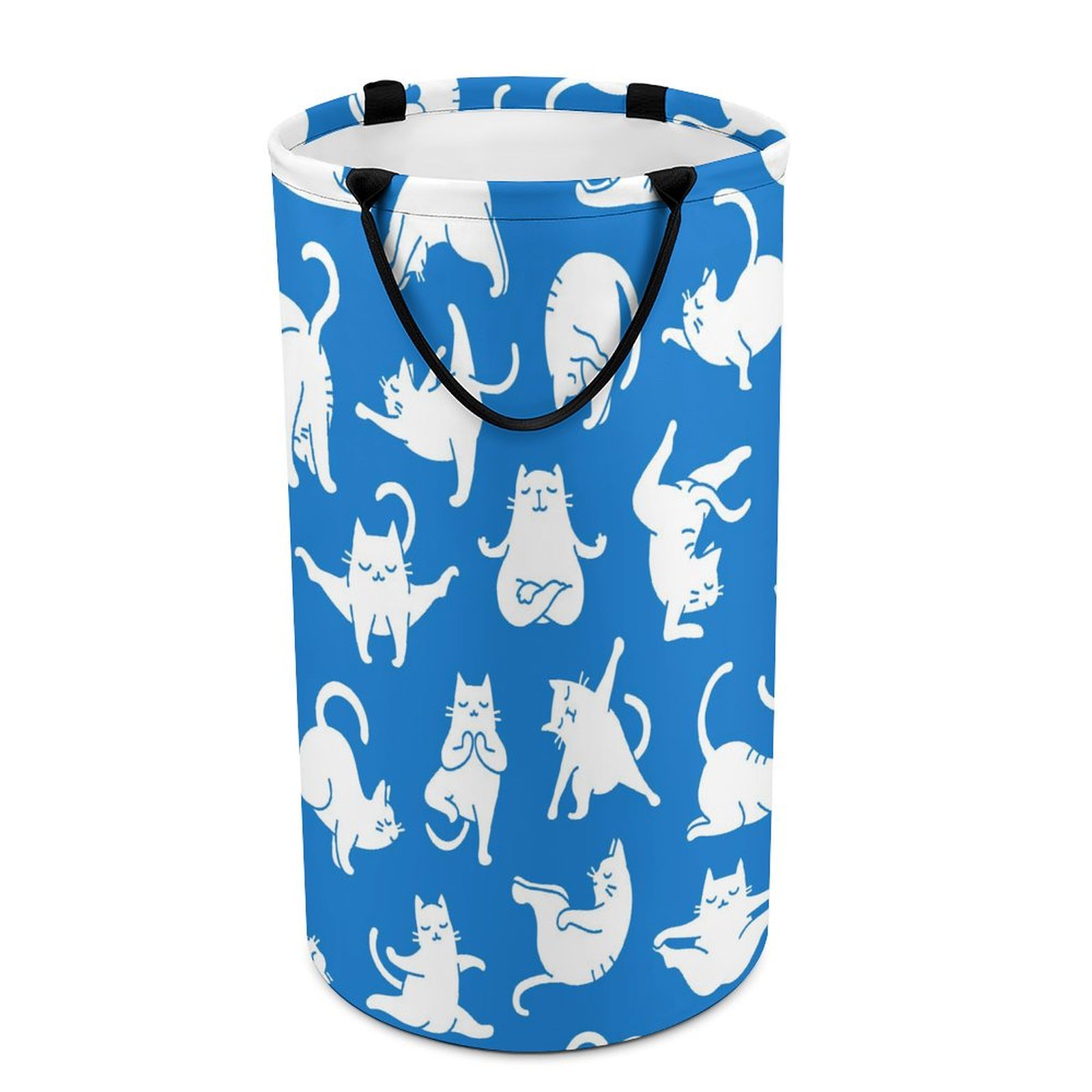 LAKIMCT Yoga Cat Laundry Basket, 86.5L Tall Large Laundry Hamper Dirty