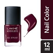 LAKME Absolute Gel Stylist Nail Color, Vineyard, 12ml Shimmery Finish