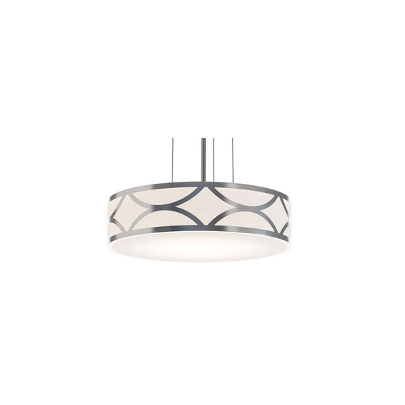 AFX Lake LED Pendant Painted Nickel - 16-Inch