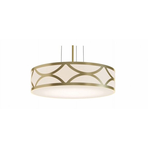 LAKP20MBGD AFX Lake - 3 Light Pendant In Contemporary Style-5 Inches Tall and 20 Inches Wide-Gold Finish