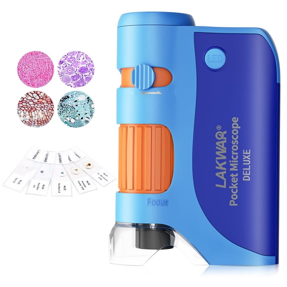 Pocket Microscope for Kids, Portable Handheld Microscope STEM Toy