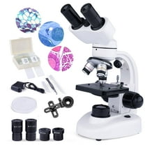 LAKWAR Compound Microscope 40x-1000x-Binocular Microscope for Adults Kids  Students Professional Science Microscope with Specimens