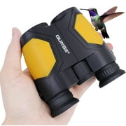 LAKWAR Binoculars , 12x25mm Compact Binoculars for Adults and Kids with Low Light Vision for Bird Watching Traveling Hiking Hunting Wildlife Football Game