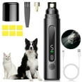 thumbnail image 1 of Dog Nail Grinder with LED Light 5-Speed Quiet Dog Nail Trimmer Low Noise Vibration -Safe Painless Nail Grooming & Smoothing for Small Medium Large Dog, 1 of 8