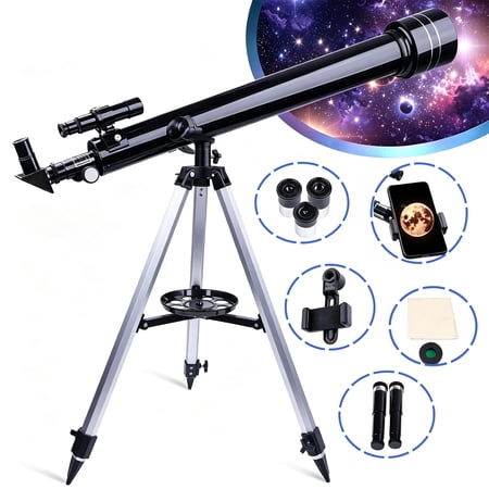 LAKWAR 800mm Telescope for Adults and Kids High Powered-600X Refracting Telescopes for Astronomy Beginners -Astronomical Telescope for Planets Stars