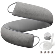 ZHIJYBO 36in Weighted Door Draft Stopper, Under Door Draft Blocker For Reduce Hot Cold Air Wind Noise, Heavy Duty Under Door Draftfor Easy Install, Sound Proofing Gap Filler, Gray