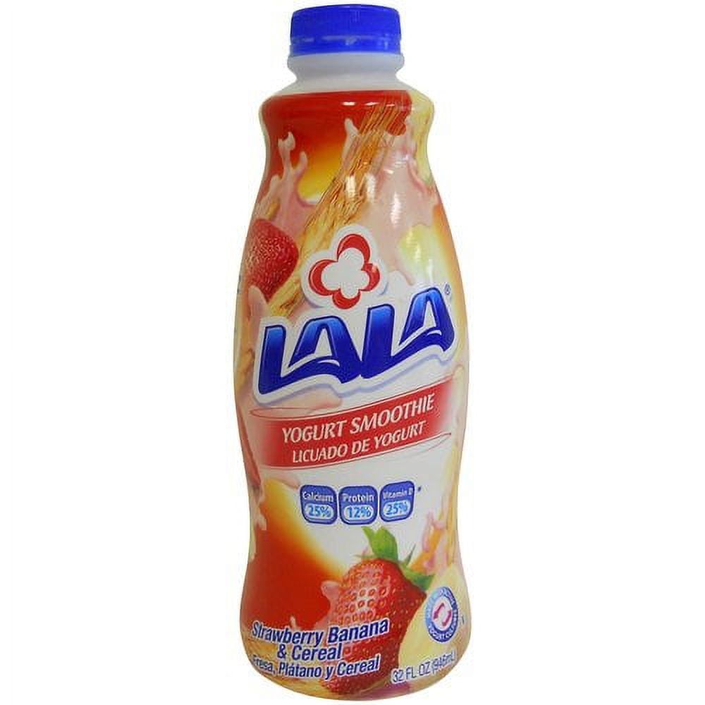 LALA Strawberry Banana Cereal Yogurt Smoothie Drink, 32 Fl. Oz ...