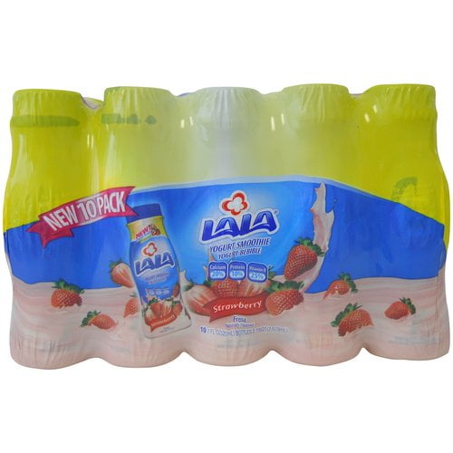 LALA Strawberry Yogurt Smoothie, 7 Fl. Oz., 10 Count