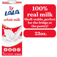 thumbnail image 1 of LALA Whole Milk UHT Shelf-Stable, Unflavored, 32 oz Box, 1 of 10