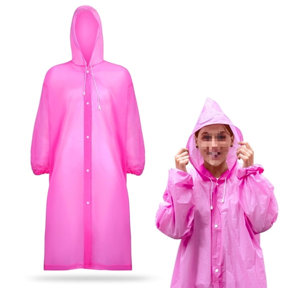 LALACE Waterproof Rain Ponchos for Adults, One Size