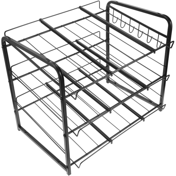 LALADEFIEE 3-Tier Stackable Can Rack Organizer for Canned Food Storage Kitchen Pantry Dispenser Plastic Large Capacity for Soda and Beverage Cans
