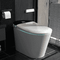 thumbnail image 1 of LALAHOO Smart Toilet Bidet with Tank Built in, Auto Open Close Lid, Foot Sensor, Heated Seat, Warm Water Sprayer & Dryer, Aromatherapy System, Modern Toilet with LED Nightlight, 1 of 8