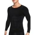 thumbnail image 1 of LALAMELON Compression Shirts for Men Long Sleeve Slimming Body Shaper Undershirt Tummy Control Gynecomastia Shapewear, 1 of 2