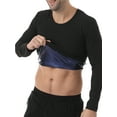 thumbnail image 1 of LALAMELON Sauna Shirt for Men Long Sleeve Slimming Sweat Enhancer Waist Trainer Heat Trapping Workout Body Shaper, 1 of 6