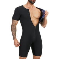 LALAMELON Sauna Suit for Men Workout Sweat Shirt Heat Trapping Polymer Full Body Shaper