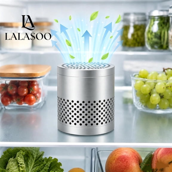LALASOO Refrigerator Deodorizer and Odor Eliminator Bamboo Air Purifier for Fridge and Freezer Kitchen Odor Control Organizer