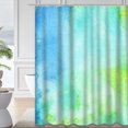 thumbnail image 1 of LALILO Blue Green Waterproof Shower Curtain,Abstract Watercolor Water Color Green Blue Watercolour Shower Curtains for Bathroom with 12 Hooks,72x72 Inch, 1 of 1
