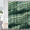 thumbnail image 1 of LALILO Dark Green Waterproof Shower Curtain,Abstract Green Marble Seamless Stone Agate Backdrop Dark Shower Curtains for Bathroom with 12 Hooks,72x72 Inch, 1 of 1