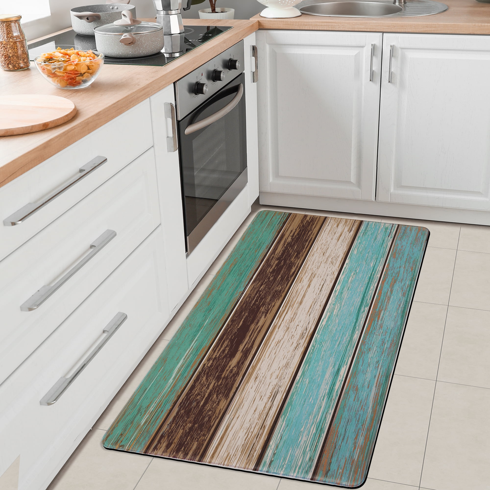 Farmouse Kitchen Rugs LALILO Farmhouse Kitchen Rug Non Skid Anti Fatigue Kitchen Mat ...