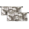 thumbnail image 1 of LALILO Kitchen Curtain Valance Faded Banana And Palm Rod Pocket Window Curtain 52"x 18" Set of 2, 1 of 6