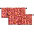 thumbnail image 1 of LALILO Kitchen Curtain Valance Fashion Exotic Ethnic Tribal Rod Pocket Window Curtain 52"x 18" Set of 2, 1 of 7