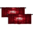 thumbnail image 1 of LALILO Kitchen Curtain Valance Great Nebula Nebula Earth Rod Pocket Window Curtain 52"x 18" Set of 2, 1 of 7