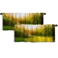 thumbnail image 1 of LALILO Kitchen Curtain Valance Landscape With And Sun Nature Rod Pocket Window Curtain 52"x 18" Set of 2, 1 of 5
