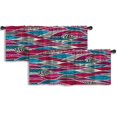 thumbnail image 1 of LALILO Kitchen Curtain Valance Mexican Repeat Art Aztec Rod Pocket Window Curtain 52"x 18" Set of 2, 1 of 5
