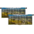 thumbnail image 1 of LALILO Kitchen Curtain Valance Mountains Mountains Andes Rod Pocket Window Curtain 52"x 18" Set of 2, 1 of 5