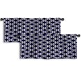 thumbnail image 1 of LALILO Kitchen Curtain Valance Ornamental Arabic Moroccan Rod Pocket Window Curtain 52"x 18" Set of 2, 1 of 5
