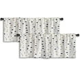 thumbnail image 1 of LALILO Kitchen Curtain Valance Spicy Pumpkin Soup With Sliced Rod Pocket Window Curtain 52"x 18" Set of 2, 1 of 7