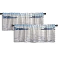 thumbnail image 1 of LALILO Kitchen Curtain Valance Winter Landscape Mountain Rod Pocket Window Curtain 52"x 18" Set of 2, 1 of 5