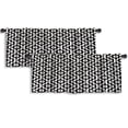 thumbnail image 1 of LALILO Kitchen Curtain Valance With Ornament Ethnic Tribal Rod Pocket Window Curtain 52"x 18" Set of 2, 1 of 5