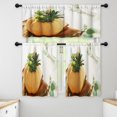 thumbnail image 1 of LALILO Kitchen Curtains and Valances Set of 3 36" Beautiful Window Treatment Tiers for Window Decor, 1 of 5
