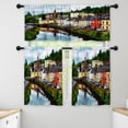 thumbnail image 1 of LALILO Kitchen Curtains and Valances Set of 3 36" Beautiful Window Treatment Tiers for Window Decor, 1 of 5