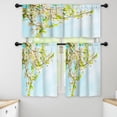 thumbnail image 1 of LALILO Kitchen Curtains and Valances Set of 3 36" Blossom Window Treatment Tiers for Window Decor, 1 of 5
